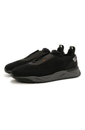 Мужские текстильные кроссовки SANTONI черного цвета по цене 37300 руб., арт. MBI021601ANENH0DN01 | Фото 1 Мужские текстильные кроссовки SANTONI черного цвета, арт. MBI021601ANENH0DN01 | Фото 1