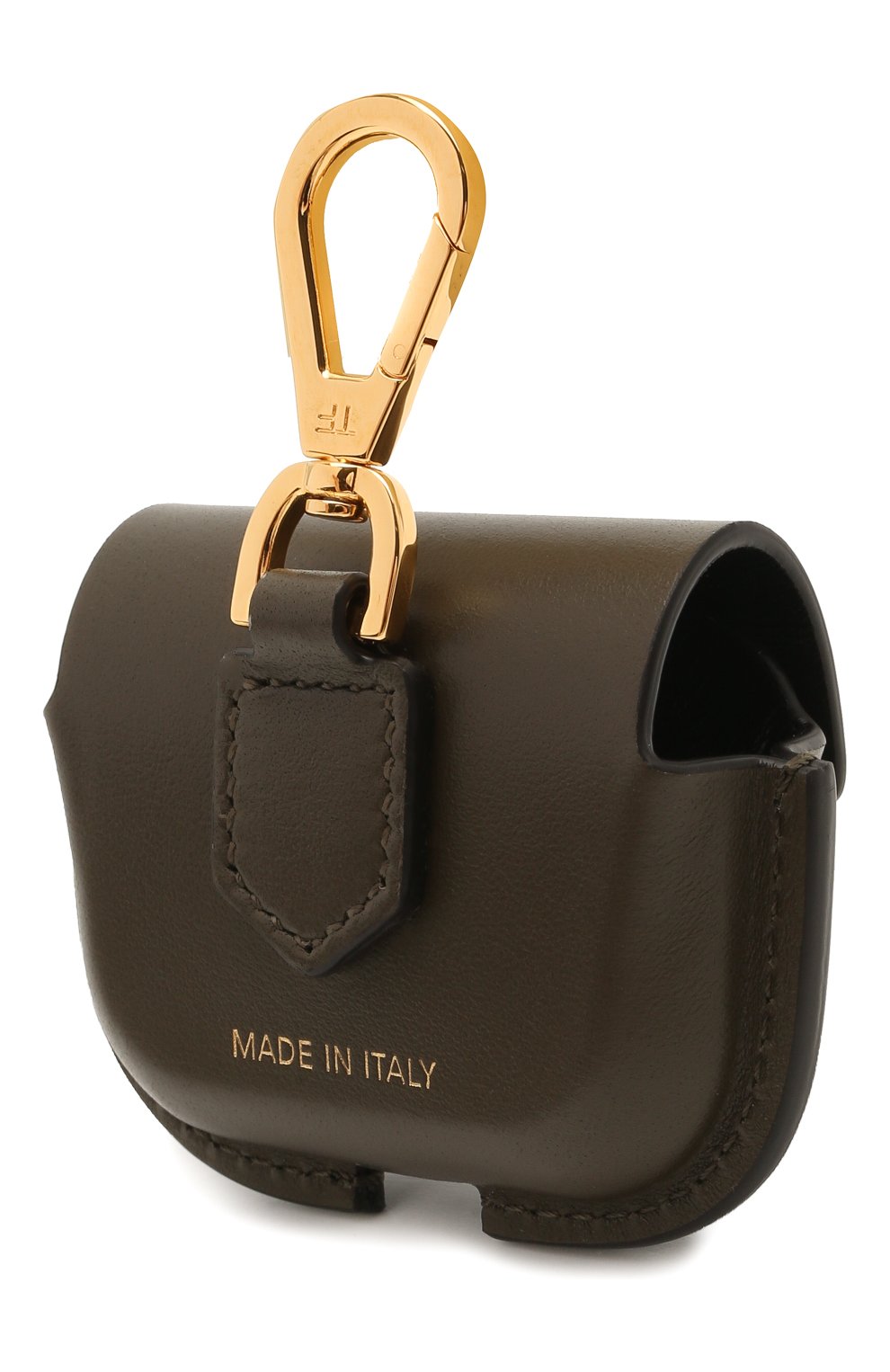 Кожаный чехол для airpods pro TOM FORD хаки цвета по цене 47300 руб., арт. Y0304T-LCL121 | Фото 2 Кожаный чехол для airpods pro TOM FORD хаки цвета, арт. Y0304T-LCL121 | Фото 2 (Женское Кросс-КТ: Кожа AirPods)