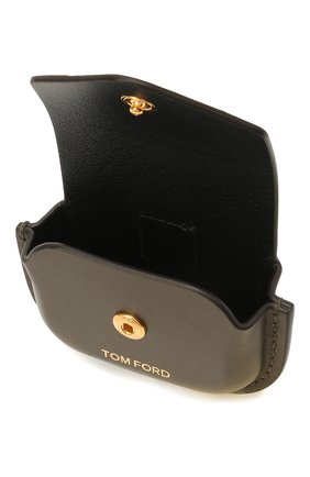Кожаный чехол для airpods pro TOM FORD хаки цвета по цене 47300 руб., арт. Y0304T-LCL121 | Фото 3 Кожаный чехол для airpods pro TOM FORD хаки цвета, арт. Y0304T-LCL121 | Фото 3 (Женское Кросс-КТ: Кожа AirPods)