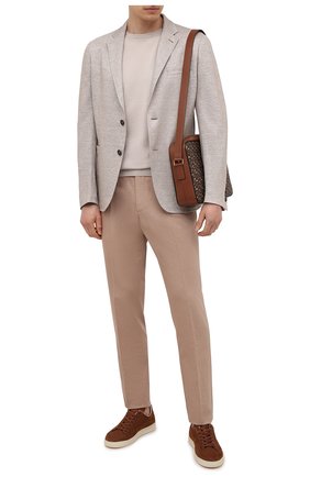 Мужские кожаные кеды TOM FORD коричневого цвета по цене 96150 руб., арт. J1045T-LCL133 | Фото 2 Мужские кожаные кеды TOM FORD коричневого цвета, арт. J1045T-LCL133 | Фото 2 (Материал внутренний: Натуральная кожа; Материал внешний: Кожа; Материал утеплителя: Без утеплителя; Региональные ограничения белый список (Axapta Mercury): RU; Длина стельки: 28,3, 28,5, 29, 29,7; Стили: Классический)