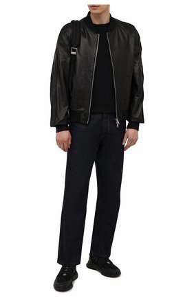 Мужские комбинированные кроссовки TOM FORD черного цвета по цене 79950 руб., арт. J1100T-T0F001 | Фото 2 Мужские комбинированные кроссовки TOM FORD черного цвета, арт. J1100T-T0F001 | Фото 2