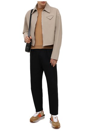 Мужские комбинированные кроссовки TOM FORD светло-коричневого цвета по цене 84450 руб., арт. J1292T-LCL134 | Фото 2 Мужские комбинированные кроссовки TOM FORD светло-коричневого цвета, арт. J1292T-LCL134 | Фото 2