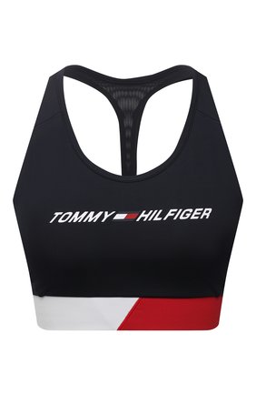 Женский бра-топ TOMMY HILFIGER синего цвета по цене 5490 руб., арт. S10S100972 | Фото 1 Женский бра-топ TOMMY HILFIGER синего цвета, арт. S10S100972 | Фото 1