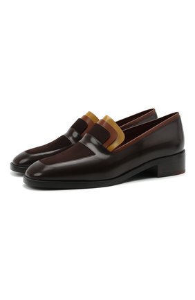 Женские кожаные лоферы eleonara LORO PIANA коричневого цвета по цене 82000 руб., арт. FAL7829 | Фото 1 Женские кожаные лоферы eleonara LORO PIANA коричневого цвета, арт. FAL7829 | Фото 1