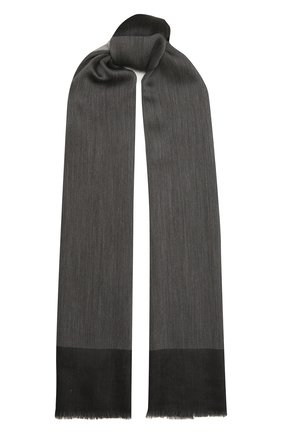 Женский шерстяной шарф GIORGIO ARMANI темно-серого цвета по цене 26650 руб., арт. 795200/1A100 | Фото 1 Женский шерстяной шарф GIORGIO ARMANI темно-серого цвета, арт. 795200/1A100 | Фото 1