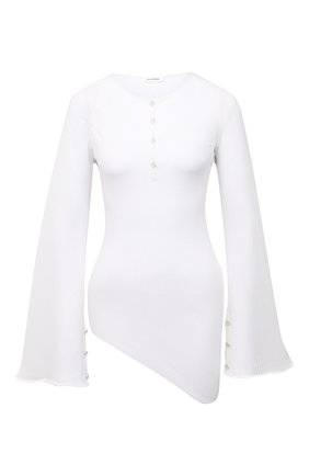 Женский топ ACNE STUDIOS белого цвета по цене 45150 руб., арт. A60273 | Фото 1 Женский топ ACNE STUDIOS белого цвета, арт. A60273 | Фото 1