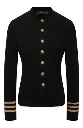 Женский жакет POLO RALPH LAUREN черного цвета по цене 41850 руб., арт. 211839209 | Фото 1 Женский жакет POLO RALPH LAUREN черного цвета, арт. 211839209 | Фото 1 (Материал внешний: Синтетический материал, Вискоза; Случай: Повседневный; Длина (для топов): Стандартные; Стили: Кэжуэл; Женское Кросс-КТ: Жакет-одежда; 1-2-бортные: Однобортные; Рукава: Длинные)