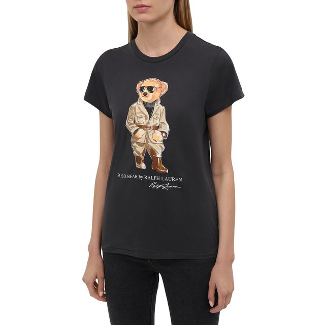 фото Хлопковая футболка polo ralph lauren