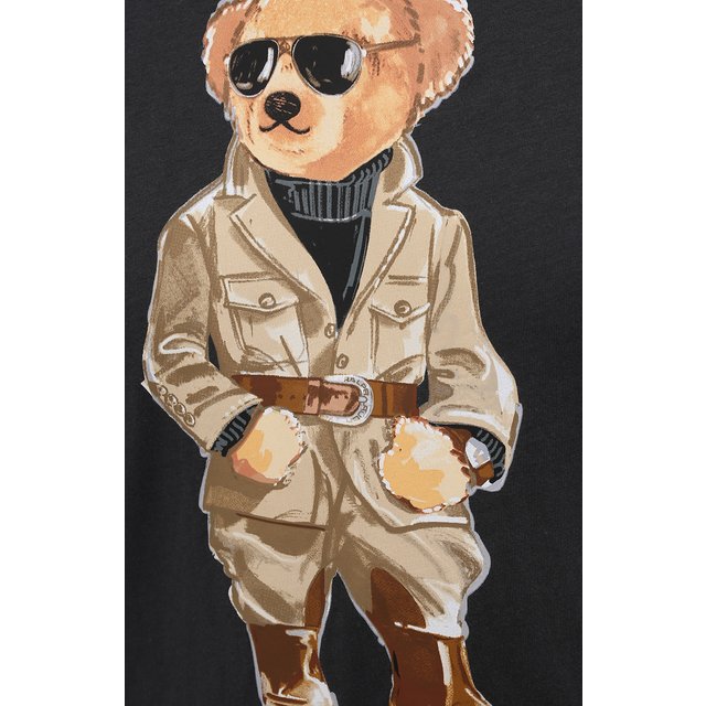 фото Хлопковая футболка polo ralph lauren