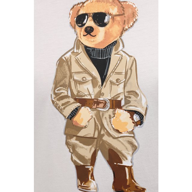 фото Хлопковая футболка polo ralph lauren