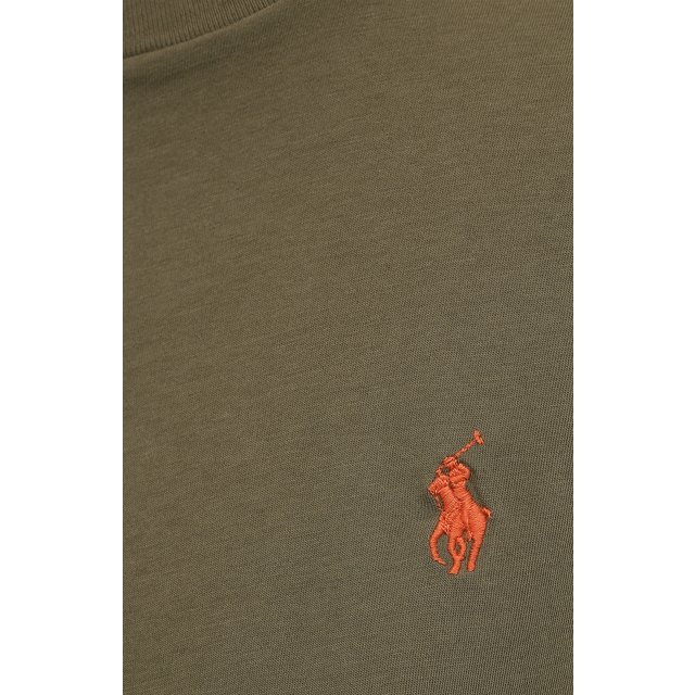 фото Хлопковая футболка polo ralph lauren