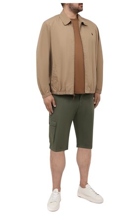 Мужской хлопковый бомбер POLO RALPH LAUREN бежевого цвета по цене 26050 руб., арт. 711704084/PRL BS | Фото 2 Мужской хлопковый бомбер POLO RALPH LAUREN бежевого цвета, арт. 711704084/PRL BS | Фото 2 (Принт: Без принта; Кросс-КТ: Куртка; Материал внешний: Хлопок; Рукава: Длинные; Стили: Кэжуэл; Длина (верхняя одежда): Короткие; Big sizes: Big Sizes)