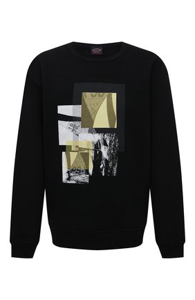 Мужской хлопковый свитшот PAUL&SHARK черного цвета по цене 31900 руб., арт. 21411931/C00/3XL-6XL | Фото 1 Мужской хлопковый свитшот PAUL&SHARK черного цвета, арт. 21411931/C00/3XL-6XL | Фото 1