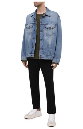 Мужские хлопковые брюки POLO RALPH LAUREN черного цвета по цене 13100 руб., арт. 710740566 | Фото 2 Мужские хлопковые брюки POLO RALPH LAUREN черного цвета, арт. 710740566 | Фото 2