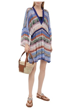 Женская туника из вискозы MISSONI разноцветного цвета по цене 63350 руб., арт. MMQ00220/BR00E3 | Фото 2 Женская туника из вискозы MISSONI разноцветного цвета, арт. MMQ00220/BR00E3 | Фото 2