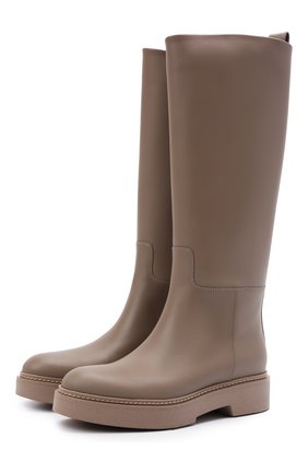 Женские кожаные сапоги SANTONI бежевого цвета по цене 82300 руб., арт. WSHW59570BEINU0RM40 | Фото 1 Женские кожаные сапоги SANTONI бежевого цвета, арт. WSHW59570BEINU0RM40 | Фото 1