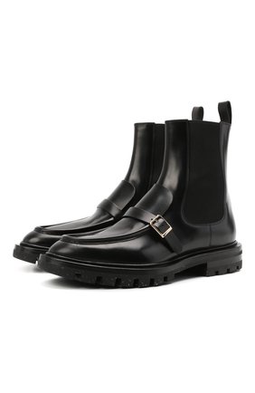 Женские кожаные ботинки SANTONI черного цвета по цене 73150 руб., арт. WTRR59529HL1NBCKN01 | Фото 1 Женские кожаные ботинки SANTONI черного цвета, арт. WTRR59529HL1NBCKN01 | Фото 1