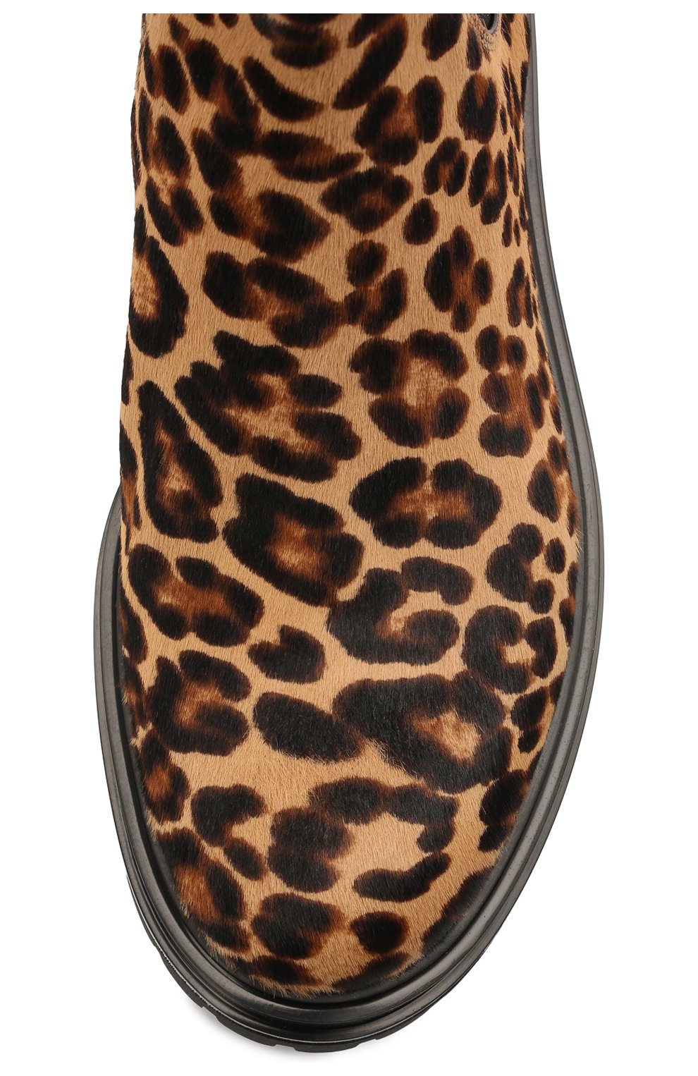 Женские кожаные ботинки GIANVITO ROSSI леопардового цвета, арт. G73206.20G0M.PVILENE | Фото 5 (Длина стельки: 24,6, 25, 26, 26,6, 25,3, 24,4, 24, 26,9, 26,3, 25,7; Подошва: Платформа; Материал внешний: Кожа; Каблук высота: Низкий; Материал внутренний: Натуральная кожа; Региональные ограничения белый список (Axapta Mercury): RU; Материал утеплителя: Без утеплителя; Женское Кросс-КТ: Челси-ботинки)