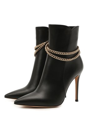 Женские кожаные ботильоны GIANVITO ROSSI черного цвета по цене 110500 руб., арт. G73212.15RIC.NAPNER0 | Фото 1 Женские кожаные ботильоны GIANVITO ROSSI черного цвета, арт. G73212.15RIC.NAPNER0 | Фото 1