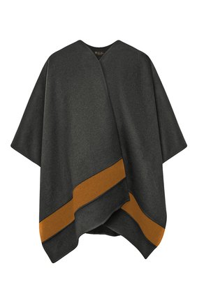 Женская кашемировая накидка LORO PIANA серого цвета по цене 297500 руб., арт. FAI3169 | Фото 1 Женская кашемировая накидка LORO PIANA серого цвета, арт. FAI3169 | Фото 1 (Материал внешний: Шерсть; Стили: Кэжуэл; Длина (верхняя одежда): Короткие)