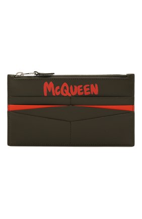 Женские кожаное портмоне ALEXANDER MCQUEEN хаки цвета по цене 33700 руб., арт. 658451/1AAC7 | Фото 1 Женские кожаное портмоне ALEXANDER MCQUEEN хаки цвета, арт. 658451/1AAC7 | Фото 1