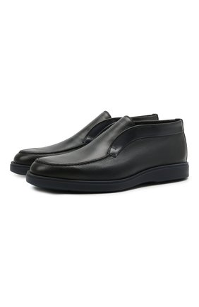 Мужские кожаные ботинки SANTONI темно-синего цвета по цене 53900 руб., арт. MGDG1782300TANWLU59 | Фото 1 Мужские кожаные ботинки SANTONI темно-синего цвета, арт. MGDG1782300TANWLU59 | Фото 1
