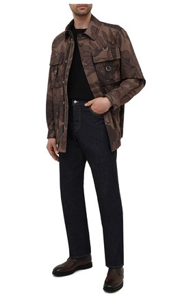Мужские кожаные ботинки TOM FORD коричневого цвета по цене 106000 руб., арт. J1291L-LCL093 | Фото 2 Мужские кожаные ботинки TOM FORD коричневого цвета, арт. J1291L-LCL093 | Фото 2
