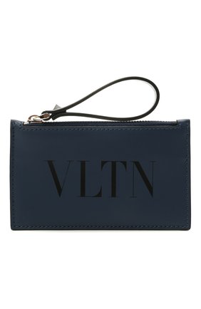 Мужской кожаный футляр для кредитных карт VALENTINO темно-синего цвета по цене 18200 руб., арт. WY2P0540/LVN | Фото 1 Мужской кожаный футляр для кредитных карт VALENTINO темно-синего цвета, арт. WY2P0540/LVN | Фото 1