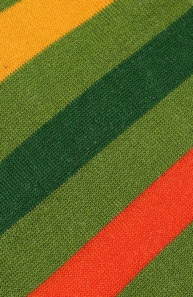 Мужские хлопковые носки GALLO зеленого цвета, арт. AP103161 | Фото 2 (Материал внешний: Хлопок; Кросс-КТ: бельё)