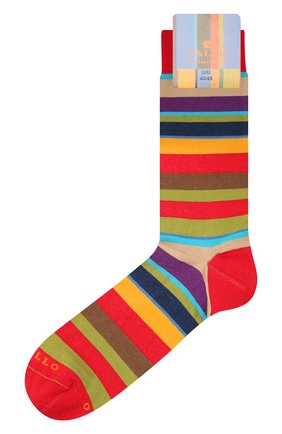 Мужские хлопковые носки GALLO разноцветного цвета, арт. AP103173 | Фото 1 (Материал внешний: Хлопок; Кросс-КТ: бельё)