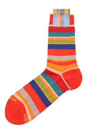 Мужские хлопковые носки GALLO разноцветного цвета, арт. AP103480 | Фото 1 (Материал внешний: Хлопок; Кросс-КТ: бельё)