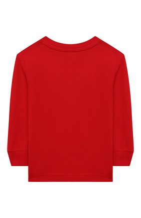 Детская хлопковый лонгслив RALPH LAUREN красного цвета по цене 2995 руб., арт. 320843804 | Фото 2 Детская хлопковый лонгслив RALPH LAUREN красного цвета, арт. 320843804 | Фото 2