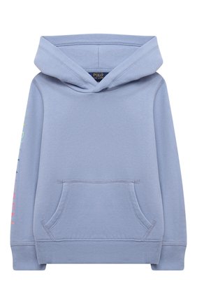 Детский хлопковое худи POLO RALPH LAUREN голубого цвета по цене 8935 руб., арт. 313841395 | Фото 1 Детский хлопковое худи POLO RALPH LAUREN голубого цвета, арт. 313841395 | Фото 1