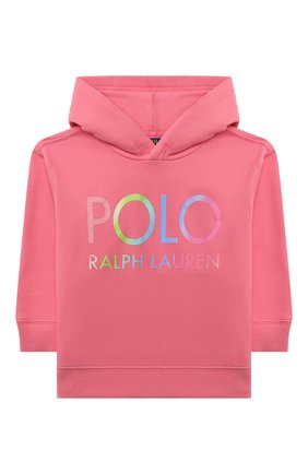 Детский хлопковое худи POLO RALPH LAUREN розового цвета по цене 7985 руб., арт. 312841397 | Фото 1 Детский хлопковое худи POLO RALPH LAUREN розового цвета, арт. 312841397 | Фото 1