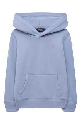 Детский хлопковое худи POLO RALPH LAUREN голубого цвета по цене 7985 руб., арт. 312841395 | Фото 1 Детский хлопковое худи POLO RALPH LAUREN голубого цвета, арт. 312841395 | Фото 1