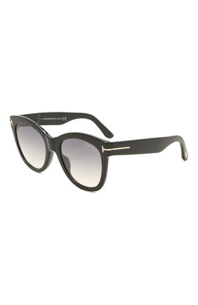Женские солнцезащитные очки TOM FORD черного цвета, арт. TF870 01B | Фото 1 (Тип очков: С/з; Оптика Гендер: оптика-женское; Очки форма: Бабочка)