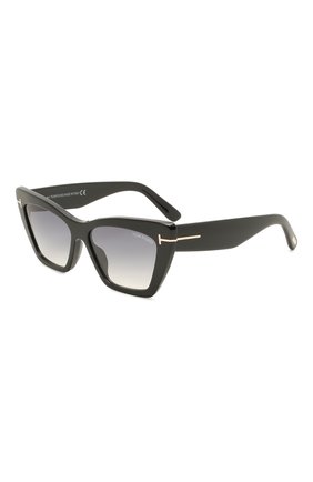 Женские солнцезащитные очки TOM FORD черного цвета, арт. TF871 01B | Фото 1 (Тип очков: С/з; Региональные ограничения белый список (Axapta Mercury): RU; Очки форма: Cat-eye; Оптика Гендер: оптика-женское)