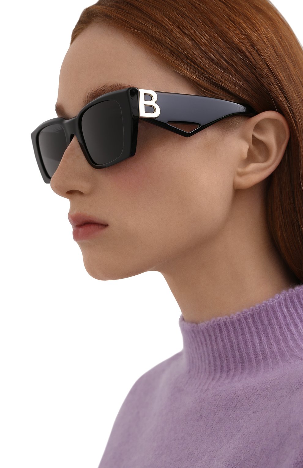 Женские солнцезащитные очки BURBERRY черного цвета, арт. 4336-387887 | Фото 2 (Региональные ограничения белый список (Axapta Mercury): RU; Тип очков: С/з; Оптика Гендер: оптика-женское; Очки форма: Прямоугольные)