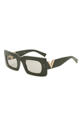 Женские солнцезащитные очки VALENTINO черного цвета, арт. 4094-517687 | Фото 1 (Тип очков: С/з; Региональные ограничения белый список (Axapta Mercury): RU; Оптика Гендер: оптика-женское; Очки форма: Прямоугольные)