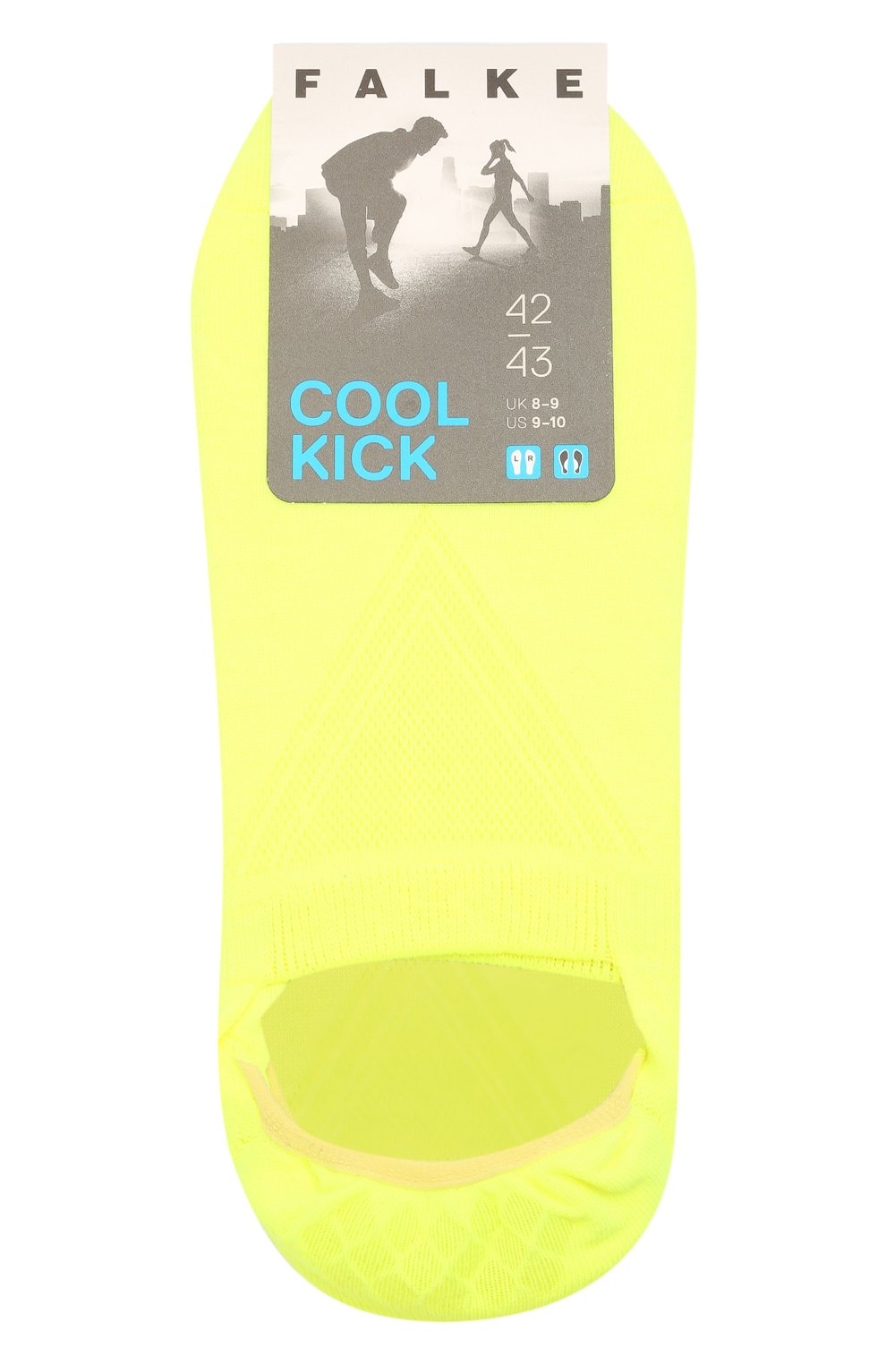Мужские подследники cool kick FALKE желтого цвета, арт. 16601 | Фото 1 (Кросс-КТ: бельё; Материал внешний: Синтетический материал)