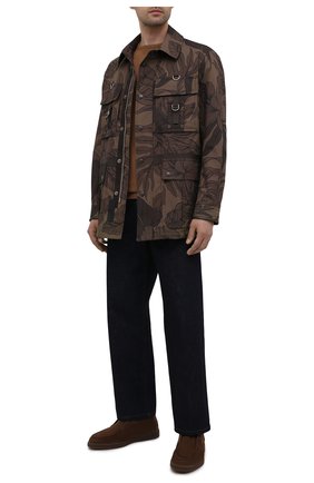 Мужские замшевые ботинки SANTONI коричневого цвета по цене 49950 руб., арт. MGDG17823SSTASVUS50 | Фото 2 Мужские замшевые ботинки SANTONI коричневого цвета, арт. MGDG17823SSTASVUS50 | Фото 2
