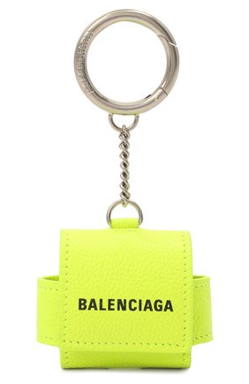 Кожаный чехол для airpods pro BALENCIAGA желтого цвета по цене 19750 руб., арт. 655679/2UQ13 | Фото 1 Кожаный чехол для airpods pro BALENCIAGA желтого цвета, арт. 655679/2UQ13 | Фото 1