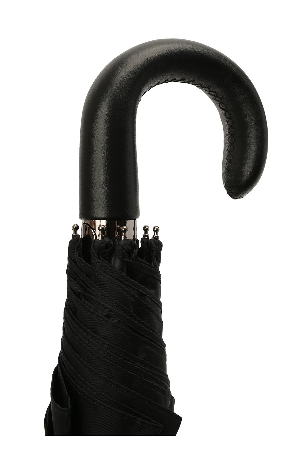 Мужской складной зонт ALEXANDER MCQUEEN черного цвета, арт. 663426/4A71Q | Фото 5 (Материал: Текстиль, Синтетический материал, Металл)