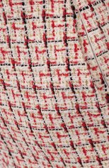 Женская юбка-шорты VALENTINO красного цвета, арт. WB3RA7X5675 | Фото 5 (Материал внешний: Шерсть; Длина Ж (юбки, платья, шорты): Мини; Женское Кросс-КТ: Юбка-одежда; Стили: Романтичный)