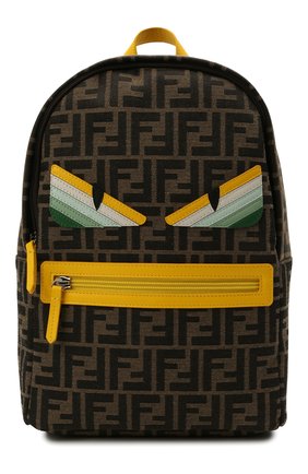 Детская рюкзак FENDI коричневого цвета по цене 72900 руб., арт. 8BZ040/AEWQ | Фото 1 Детская рюкзак FENDI коричневого цвета, арт. 8BZ040/AEWQ | Фото 1
