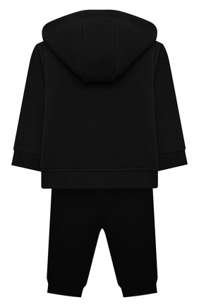Детский комплект из толстовки и брюк EMPORIO ARMANI темно-синего цвета по цене 18150 руб., арт. 6KHVJ1/3J4DZ | Фото 2 Детский комплект из толстовки и брюк EMPORIO ARMANI темно-синего цвета, арт. 6KHVJ1/3J4DZ | Фото 2 (Рукава: Длинные; Материал внешний: Хлопок; Кросс-КТ НВ: Костюм; Ростовка одежда: 9 мес | 74 см, 12 мес | 80 см, 24 мес | 92 см, 36 мес | 98 см)