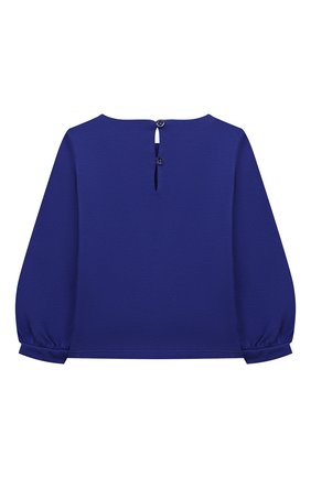Детский хлопковая блузка EMPORIO ARMANI синего цвета по цене 7460 руб., арт. 6KET10/2J53Z | Фото 2 Детский хлопковая блузка EMPORIO ARMANI синего цвета, арт. 6KET10/2J53Z | Фото 2 (Рукава: Длинные; Материал внешний: Хлопок; Ростовка одежда: 9 мес | 74 см, 12 мес | 80 см, 24 мес | 92 см, 36 мес | 98 см, 6 мес | 68 см)