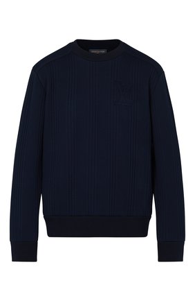 Мужской свитшот LOUIS VUITTON темно-синего цвета по цене 105000 руб., арт. 1A8WTE | Фото 1 Мужской свитшот LOUIS VUITTON темно-синего цвета, арт. 1A8WTE | Фото 1