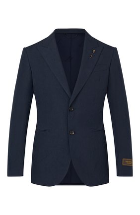 Мужской хлопковый пиджак LOUIS VUITTON темно-синего цвета по цене 244000 руб., арт. 1A8WWG | Фото 1 Мужской хлопковый пиджак LOUIS VUITTON темно-синего цвета, арт. 1A8WWG | Фото 1
