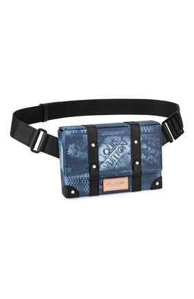 Мужская сумка-слинг trunk LOUIS VUITTON синего цвета по цене 154000 руб., арт. N50061 | Фото 1 Мужская сумка-слинг trunk LOUIS VUITTON синего цвета, арт. N50061 | Фото 1